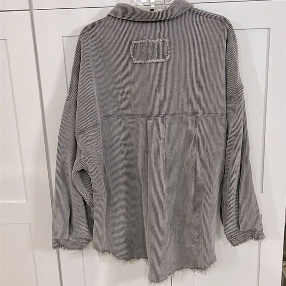 POL Corduroy Trucker Shacket - M - EUC - Picture 4 of 5